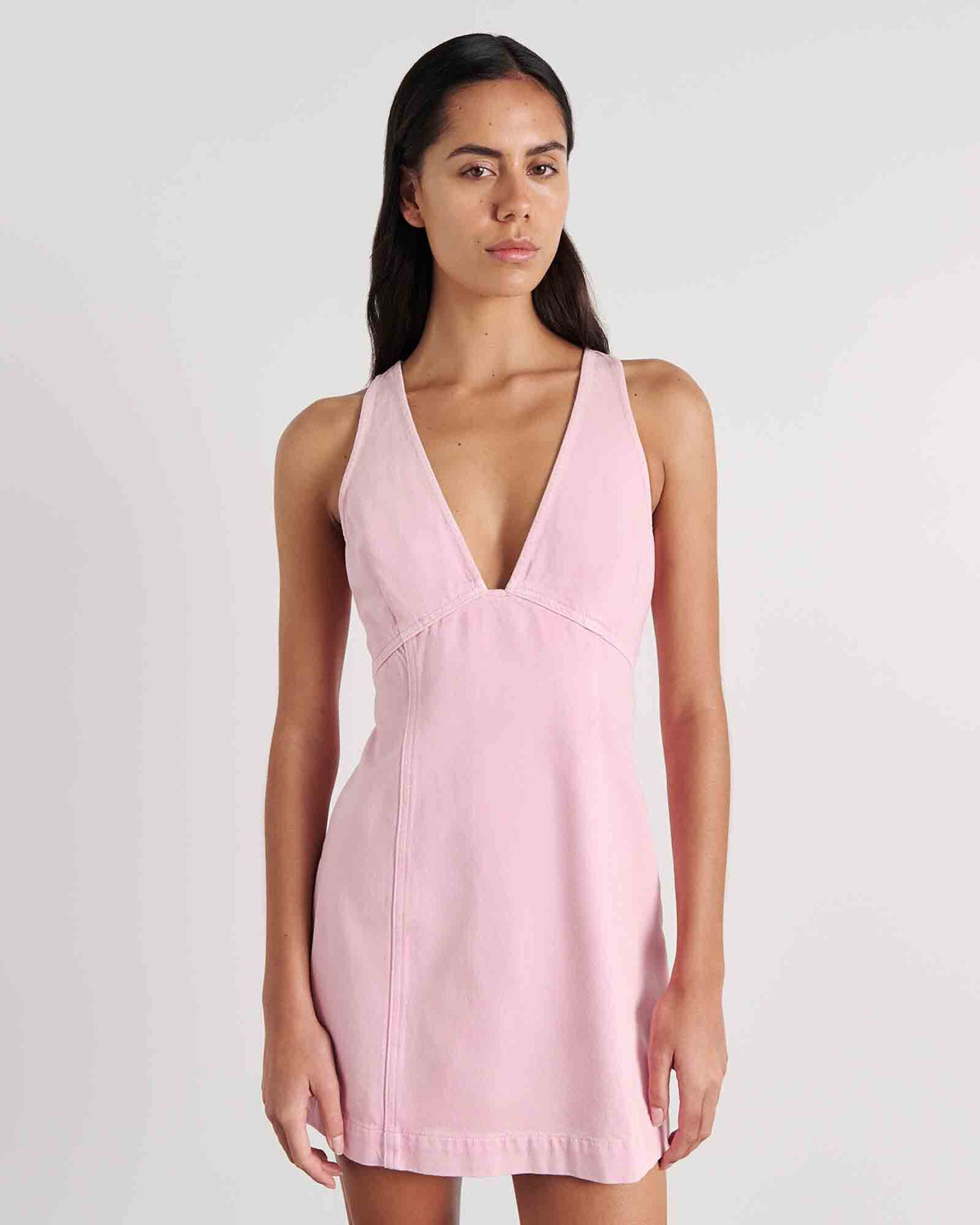 Chloe V Neck Mini Dress