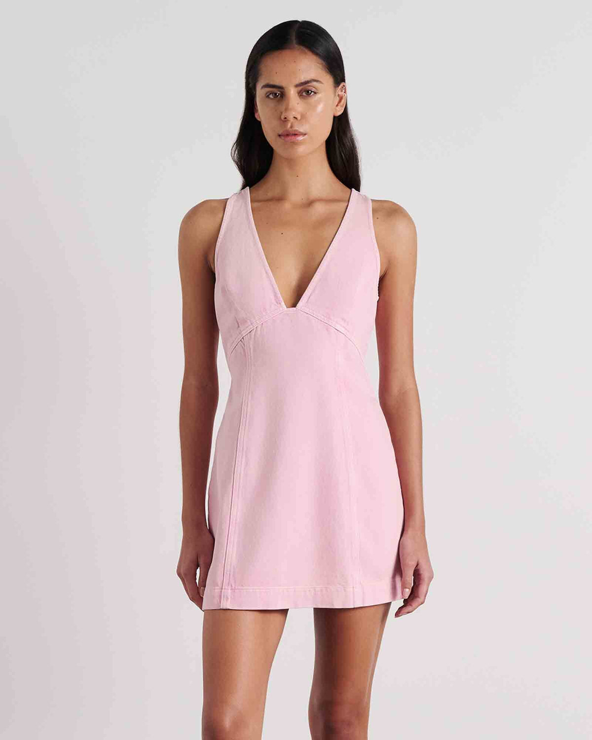 Chloe V Neck Mini Dress