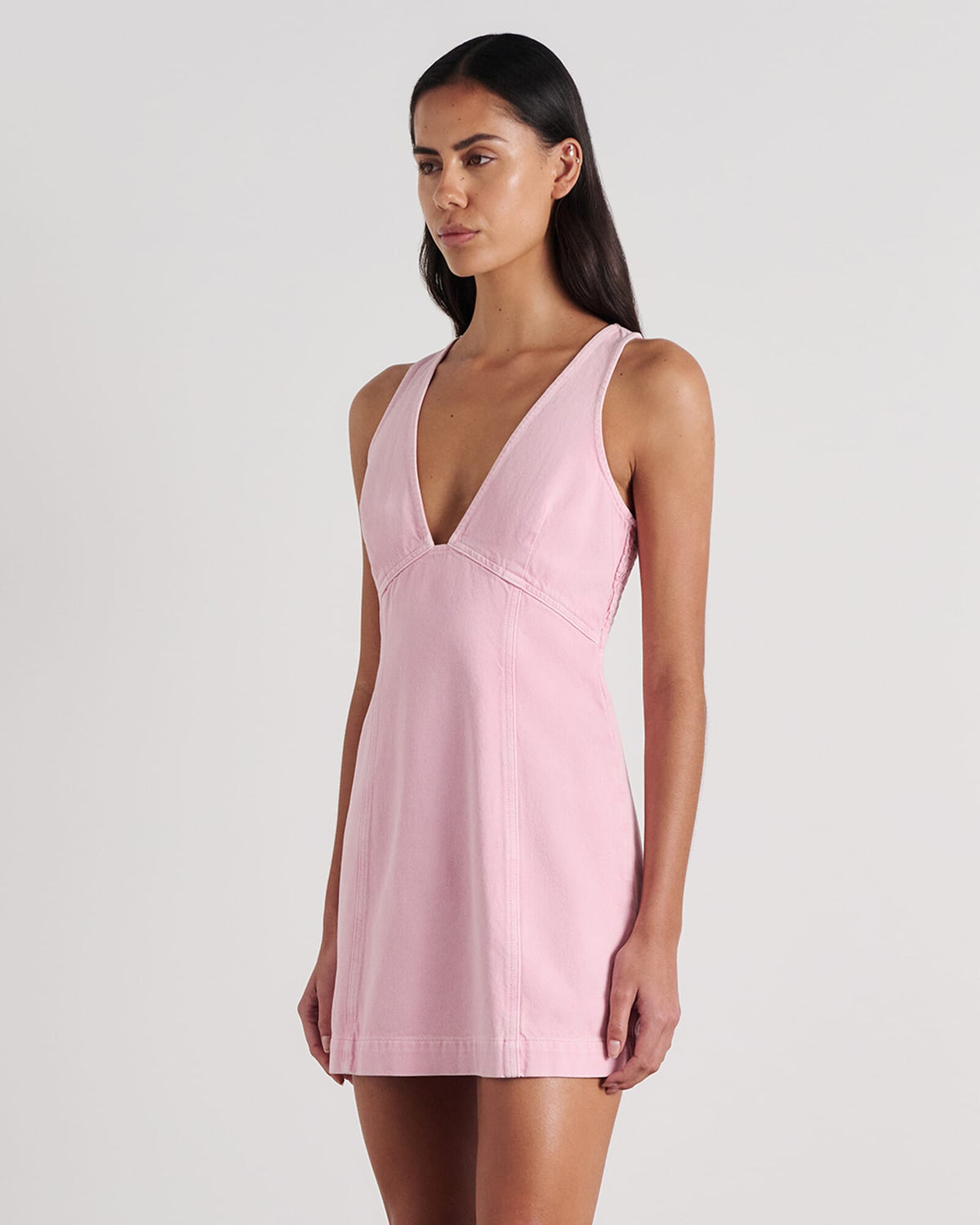 Chloe V Neck Mini Dress