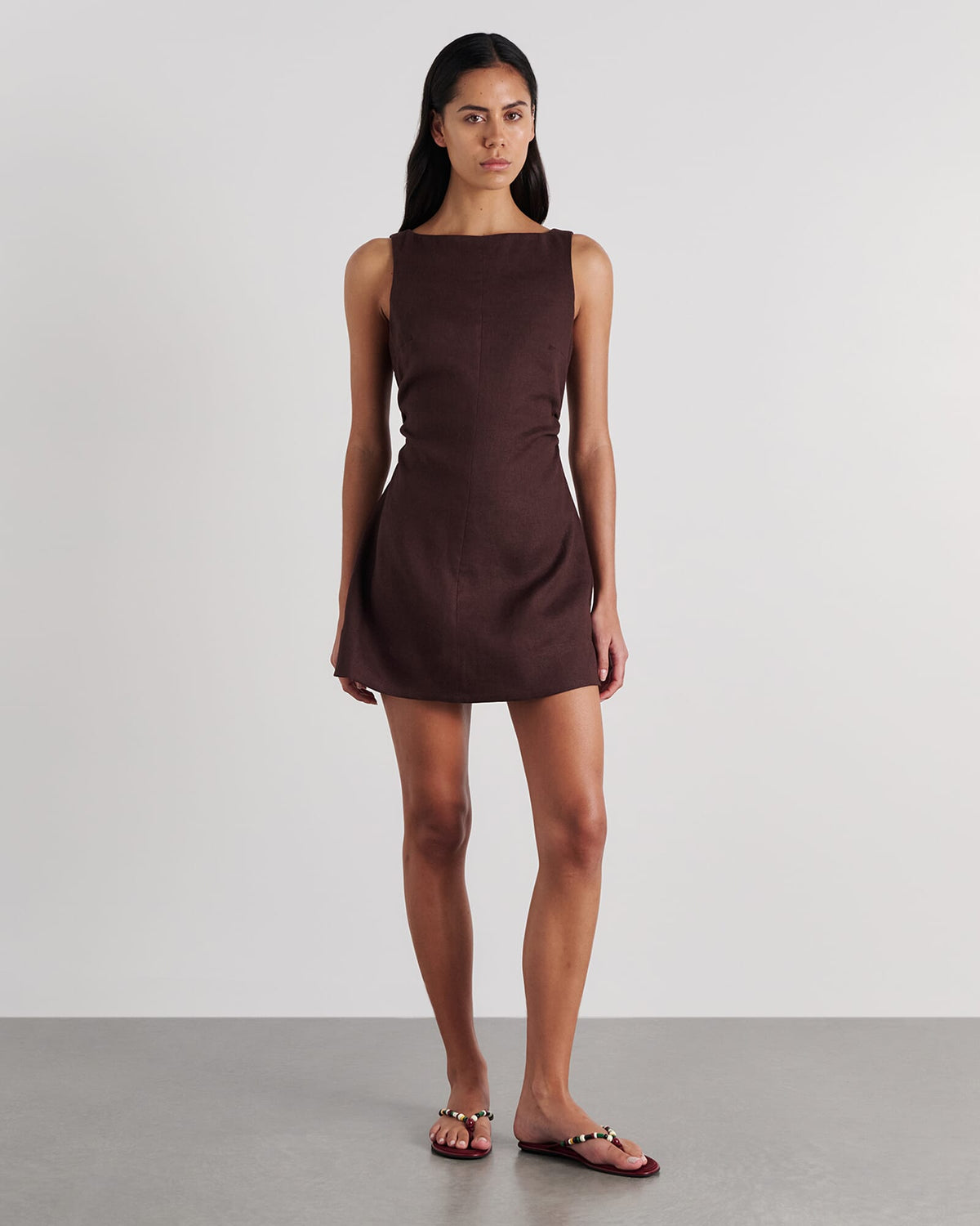 Bloom Linen Classic Dress