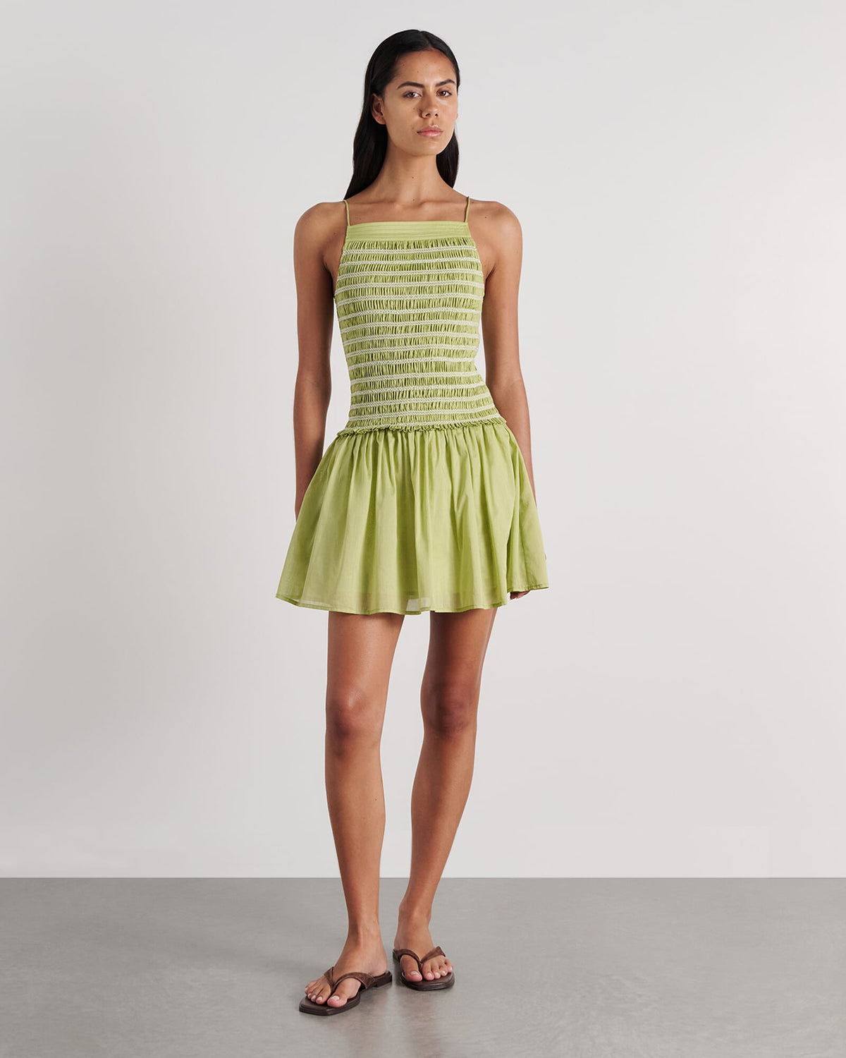 Marie Shirred Dress