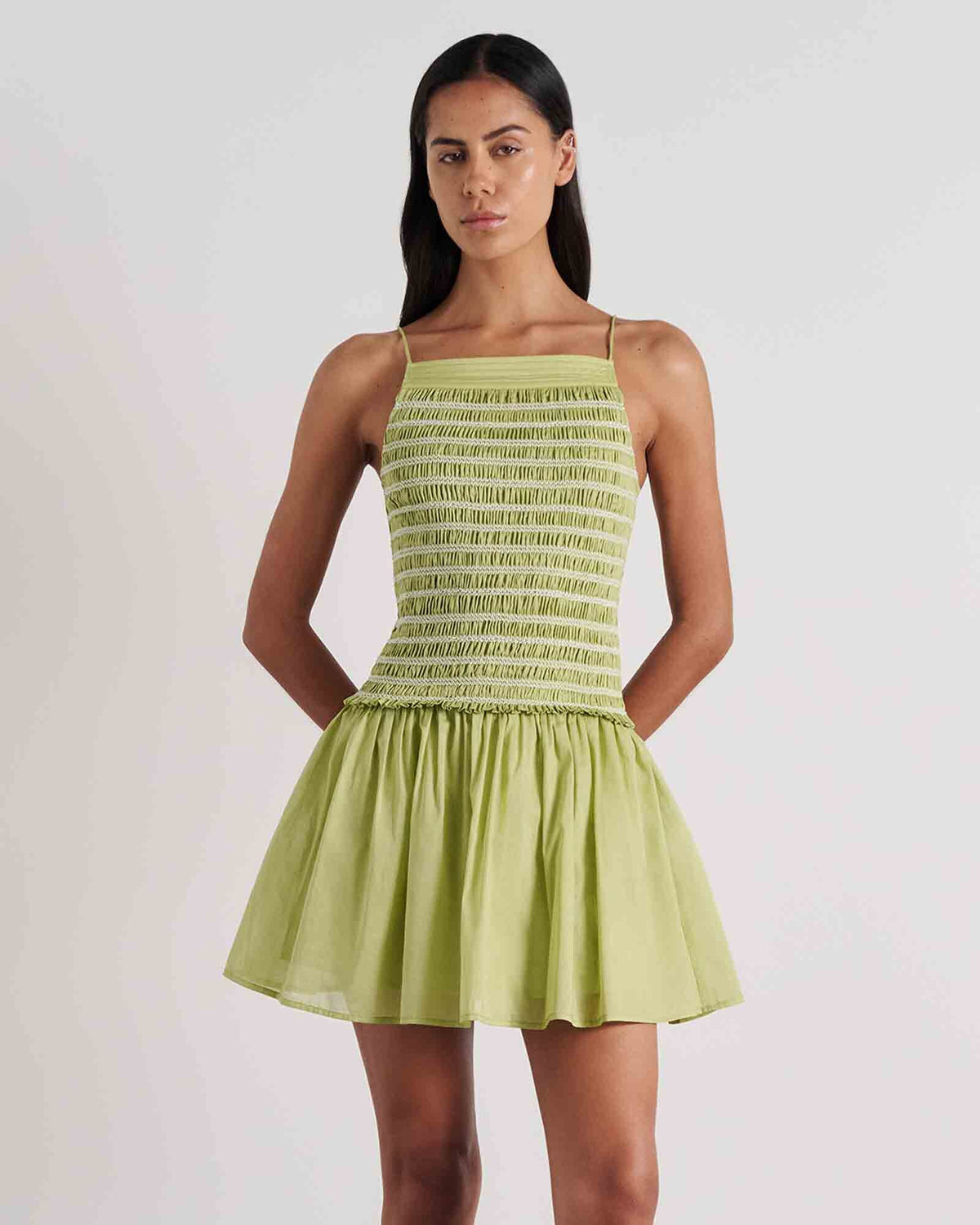 Marie Shirred Dress