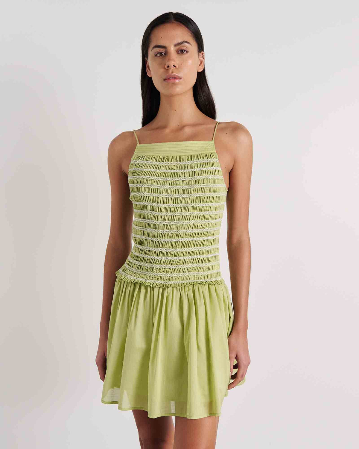 Marie Shirred Dress