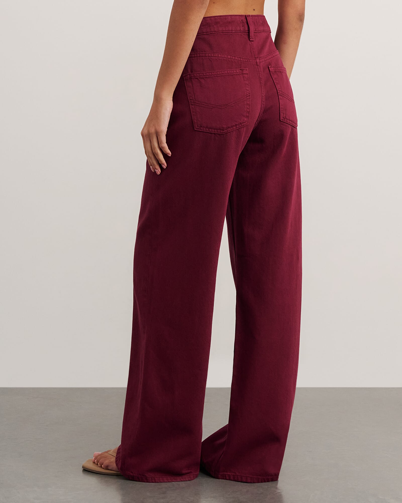 JAG loe mid rise jean wine