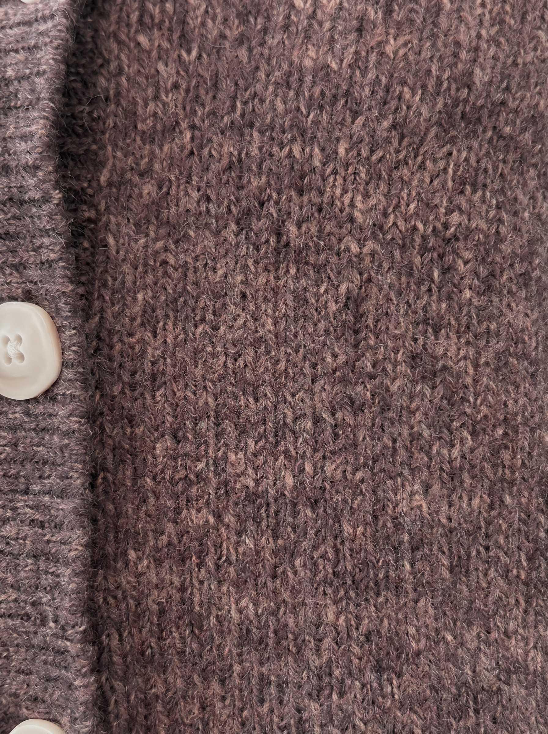 JAG lily fluffy knit cardigan burnthenna