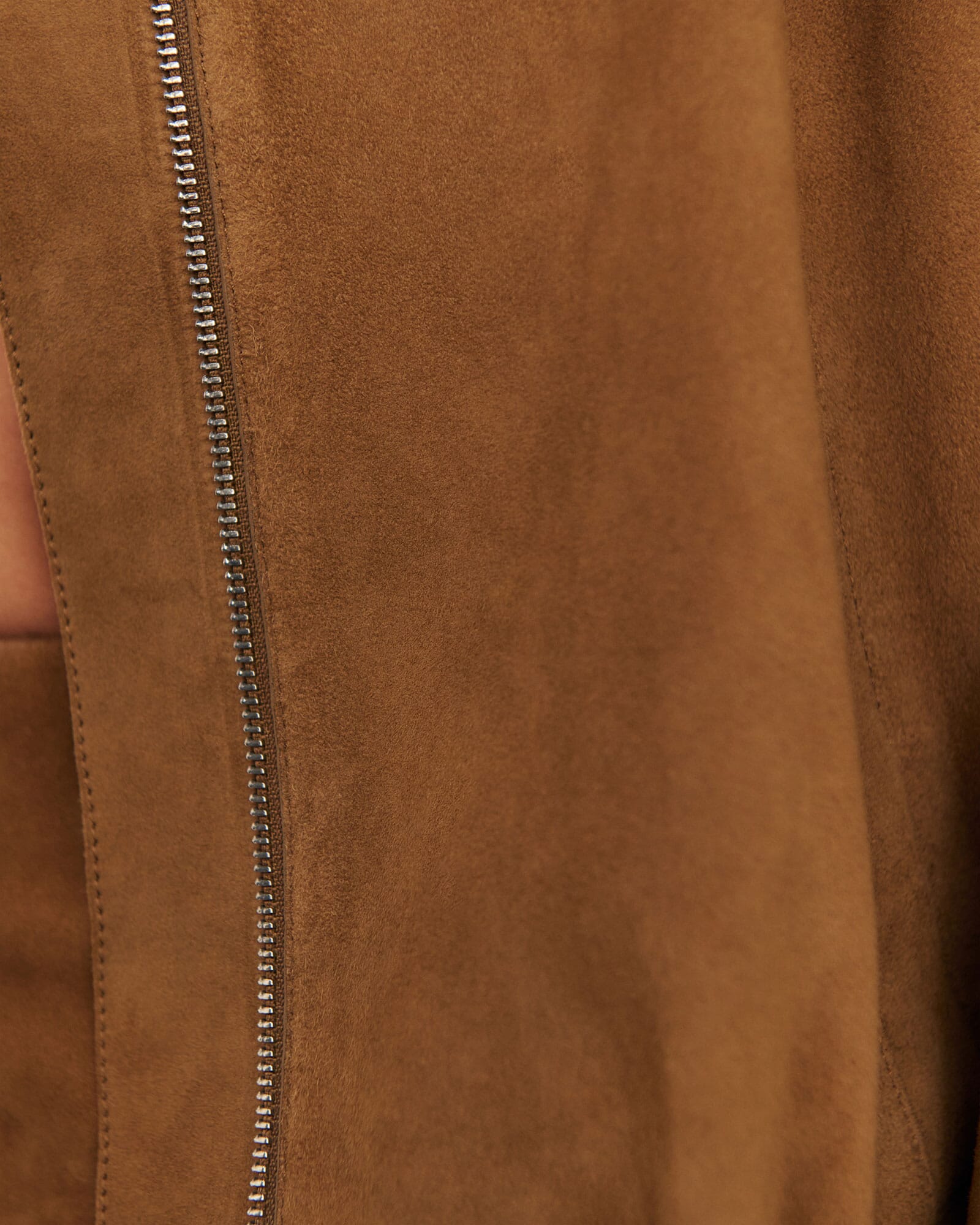 JAG ophelia suede bomber biscuit