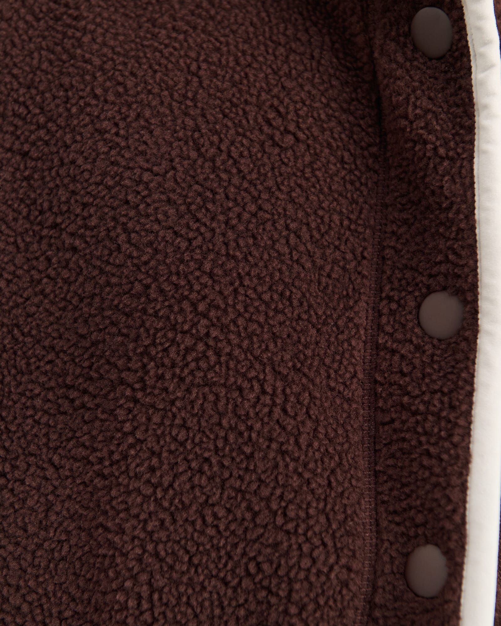 JAG polar fleece vest darkchocolate