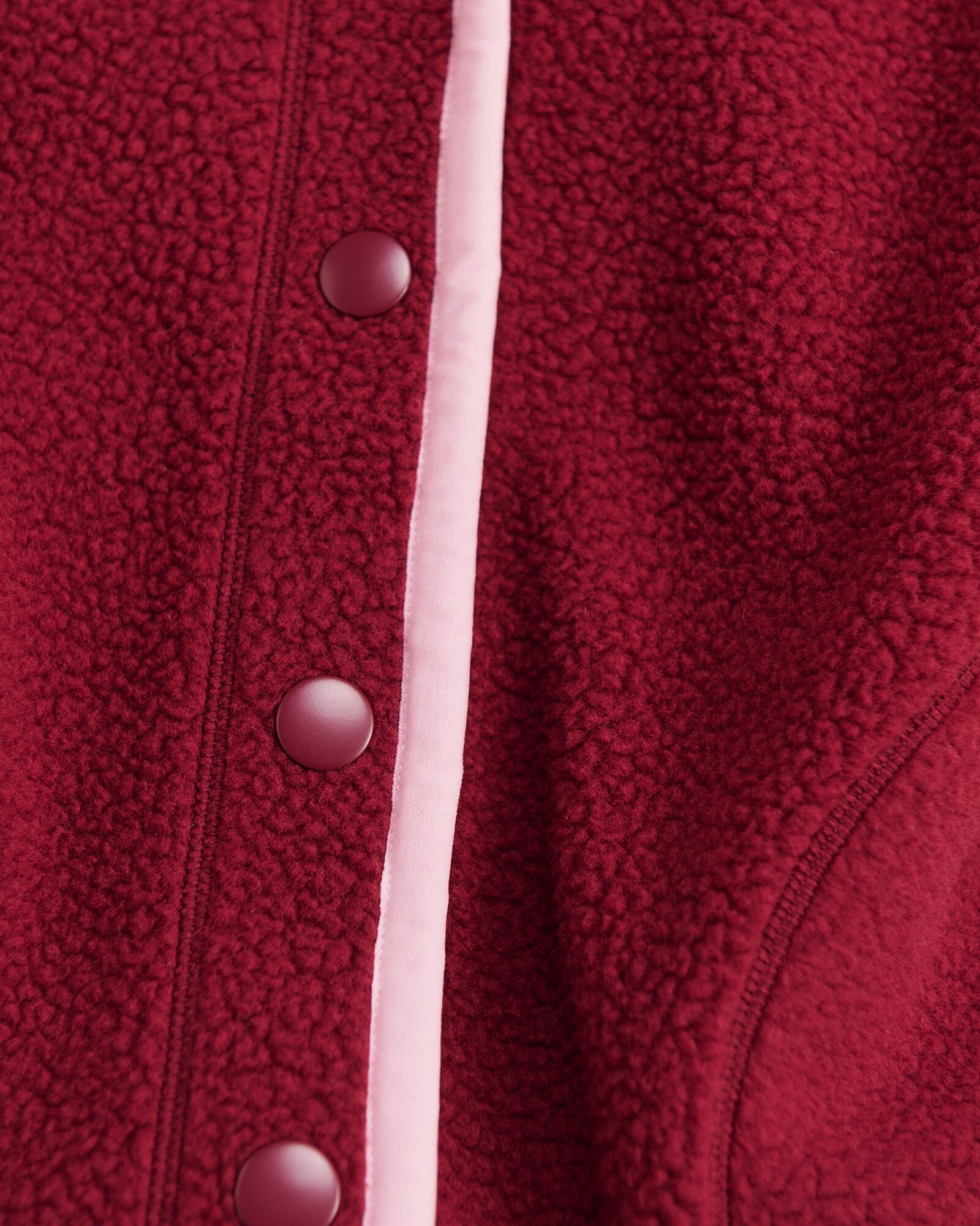 JAG polar fleece vest wine