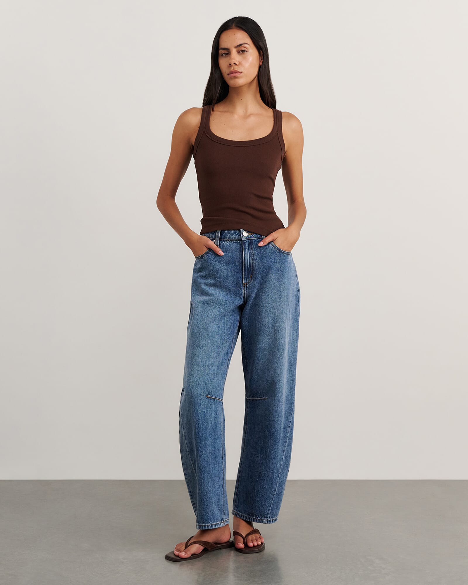 JAG lucia barrel jean vintageblue