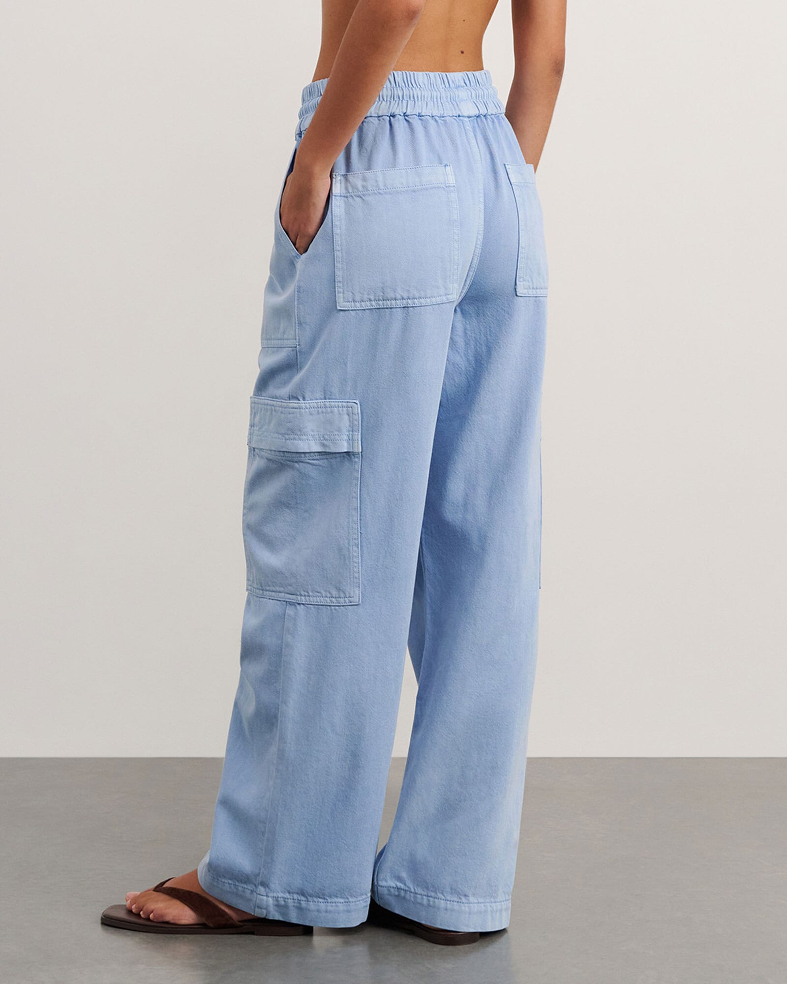 JAG loe cargo pant powderblue