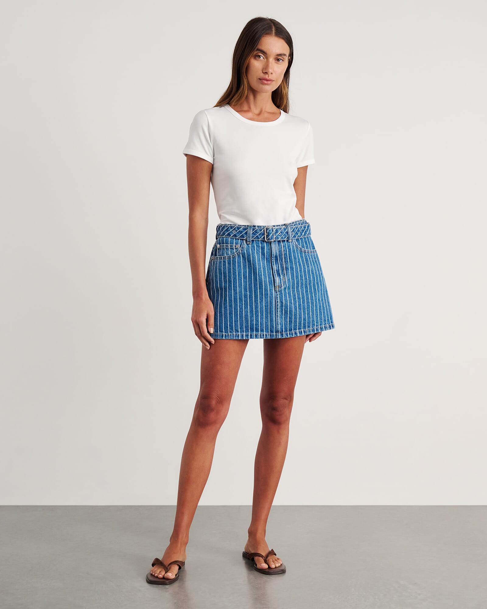 JAG carrie mini skirt bluewhite