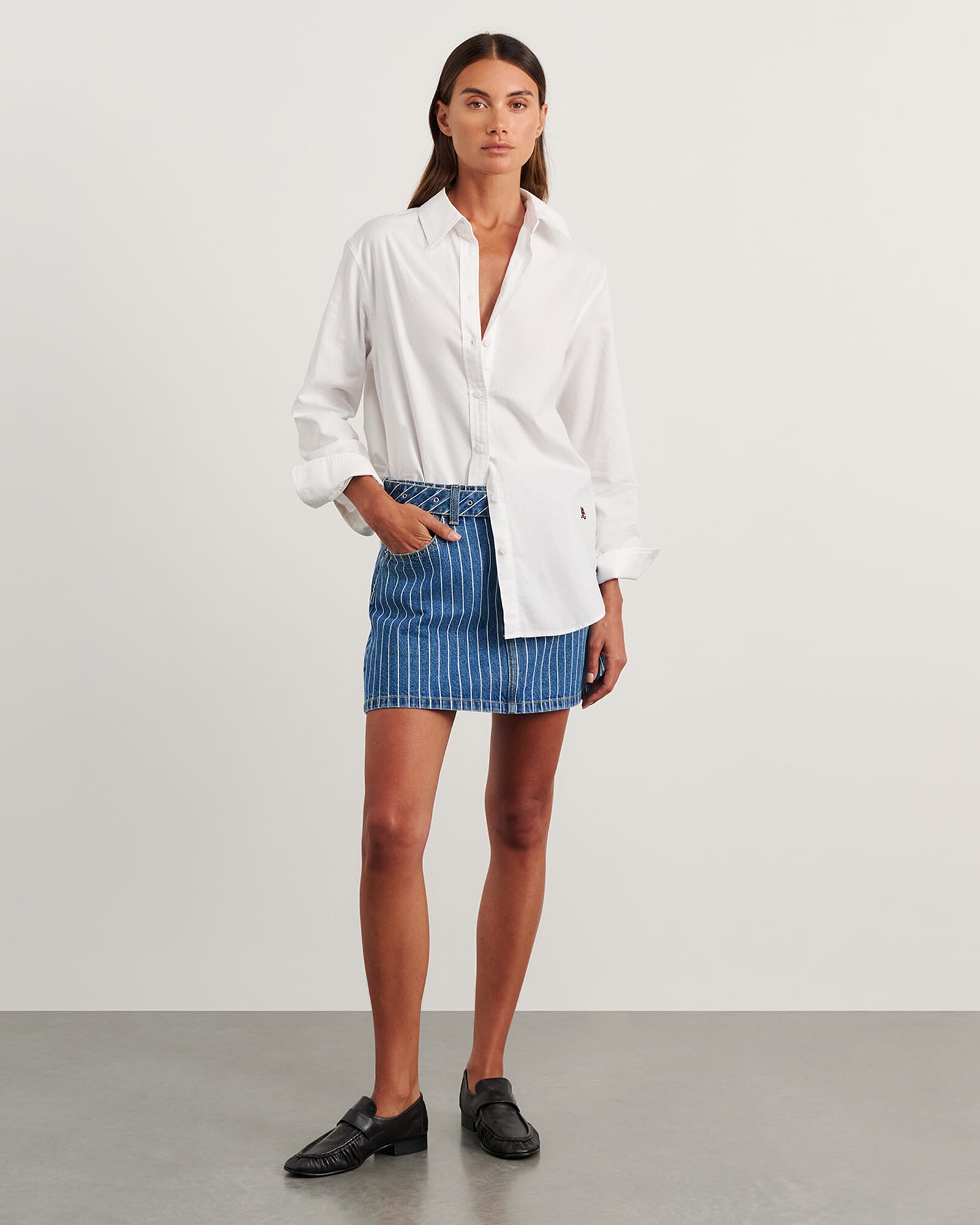 JAG oxford shirt white