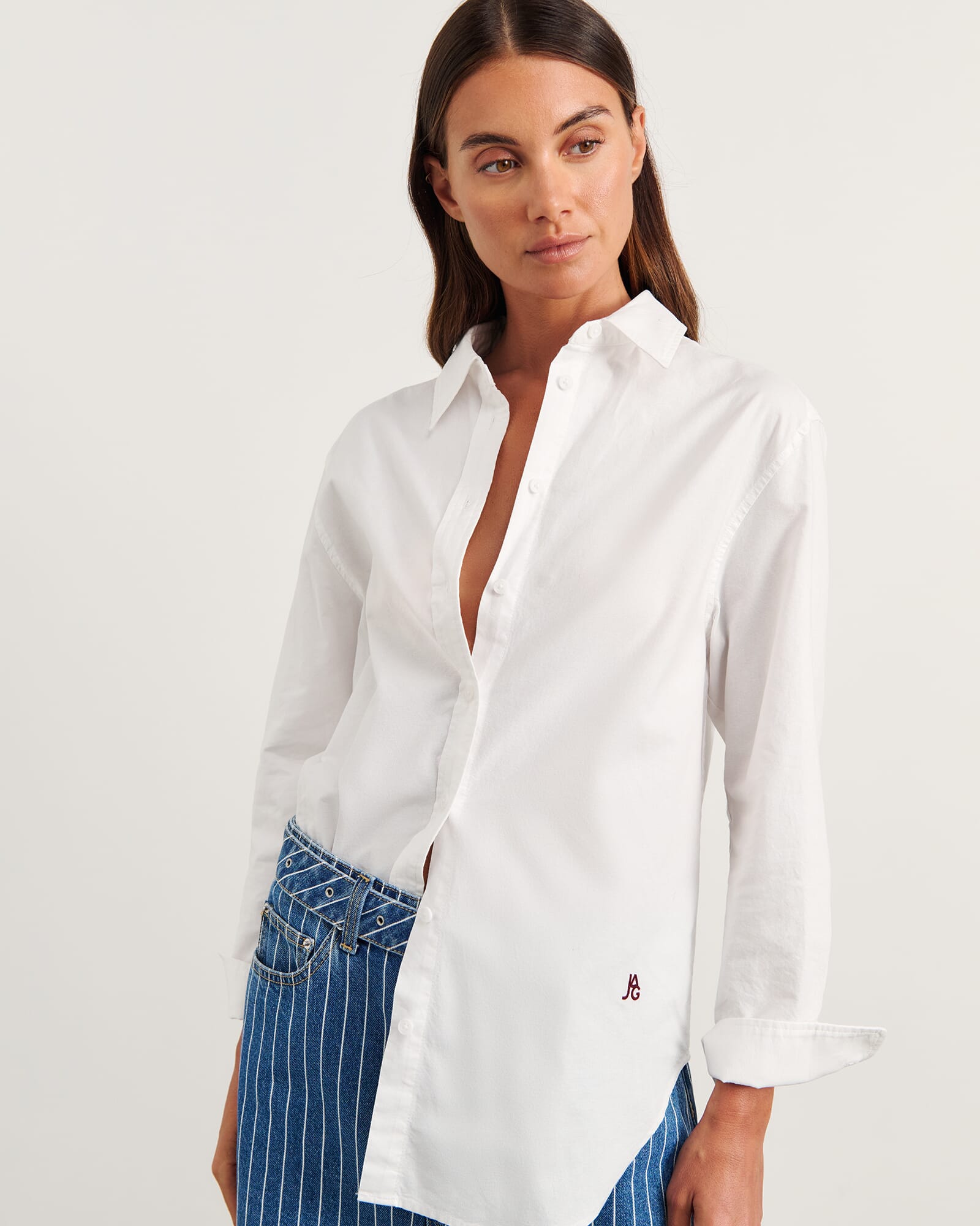 JAG oxford shirt white