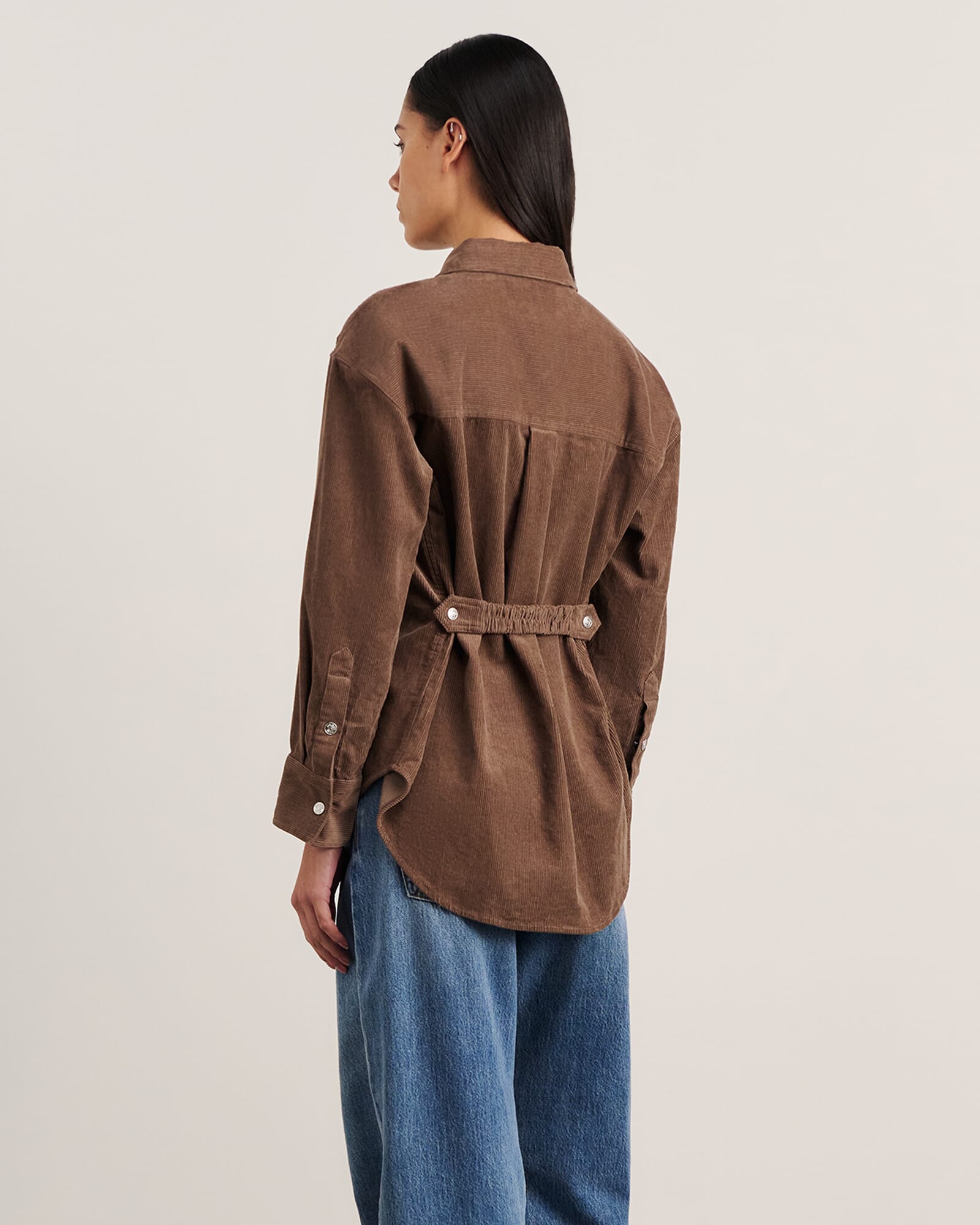 JAG demi cord shirt latte