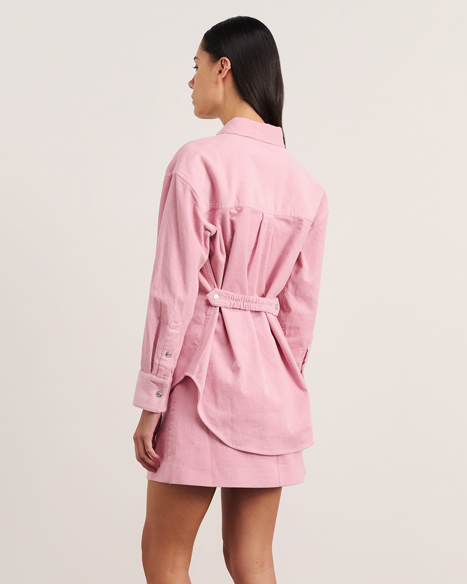 JAG demi cord shirt pinkfrost