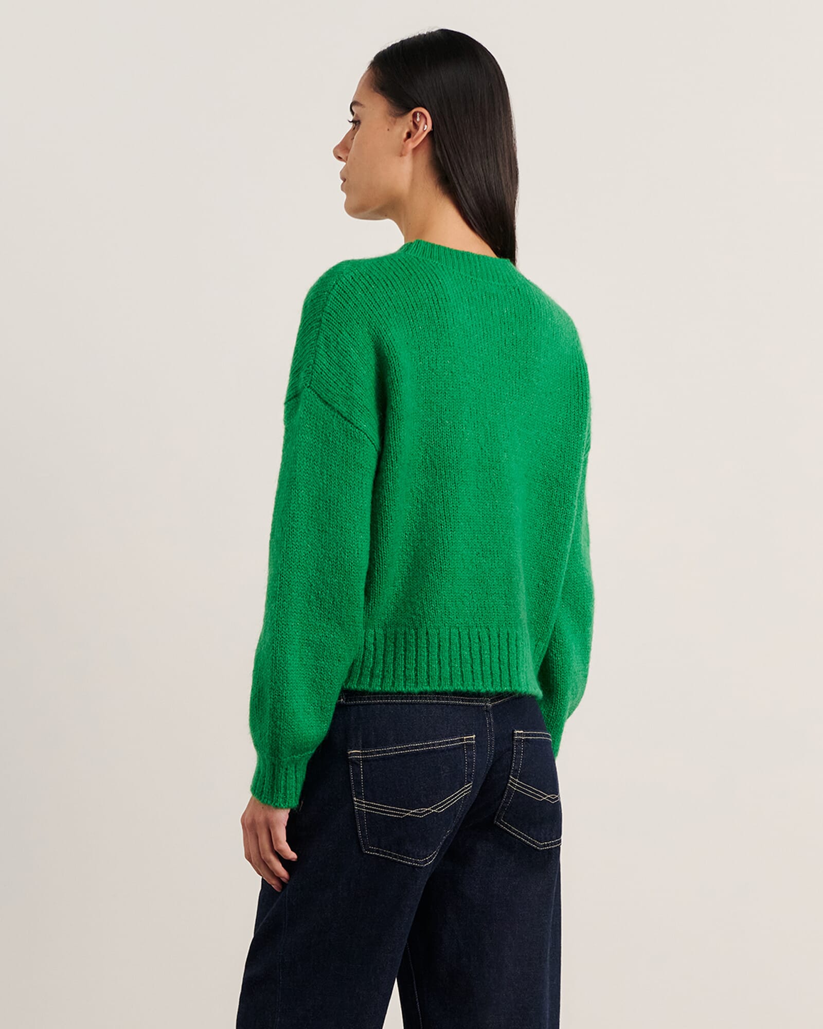 JAG lily crew sweater brightgreen