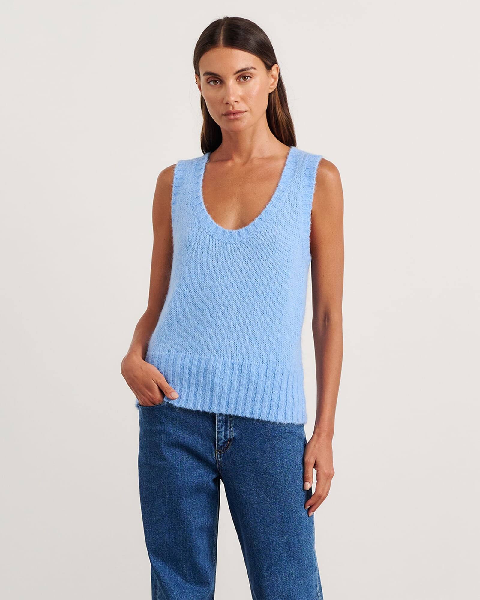 JAG lily vest belleblue