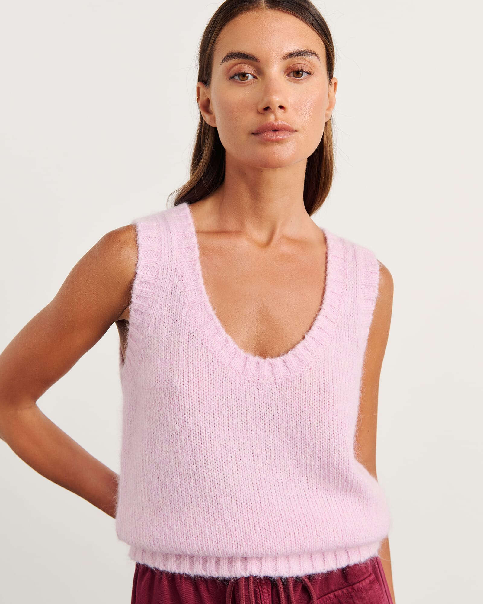 JAG lily vest pinkfrost