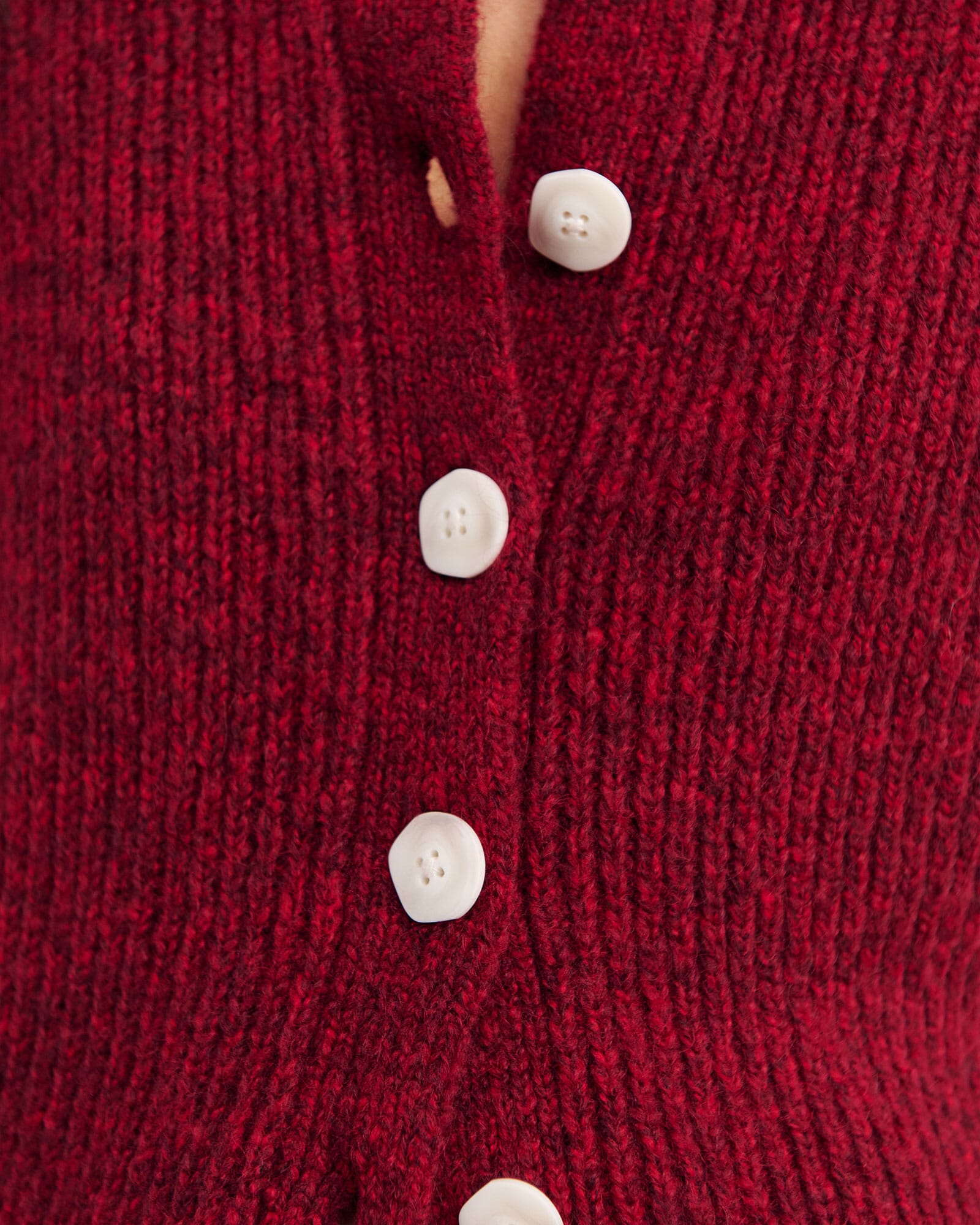 JAG lily button vest wine