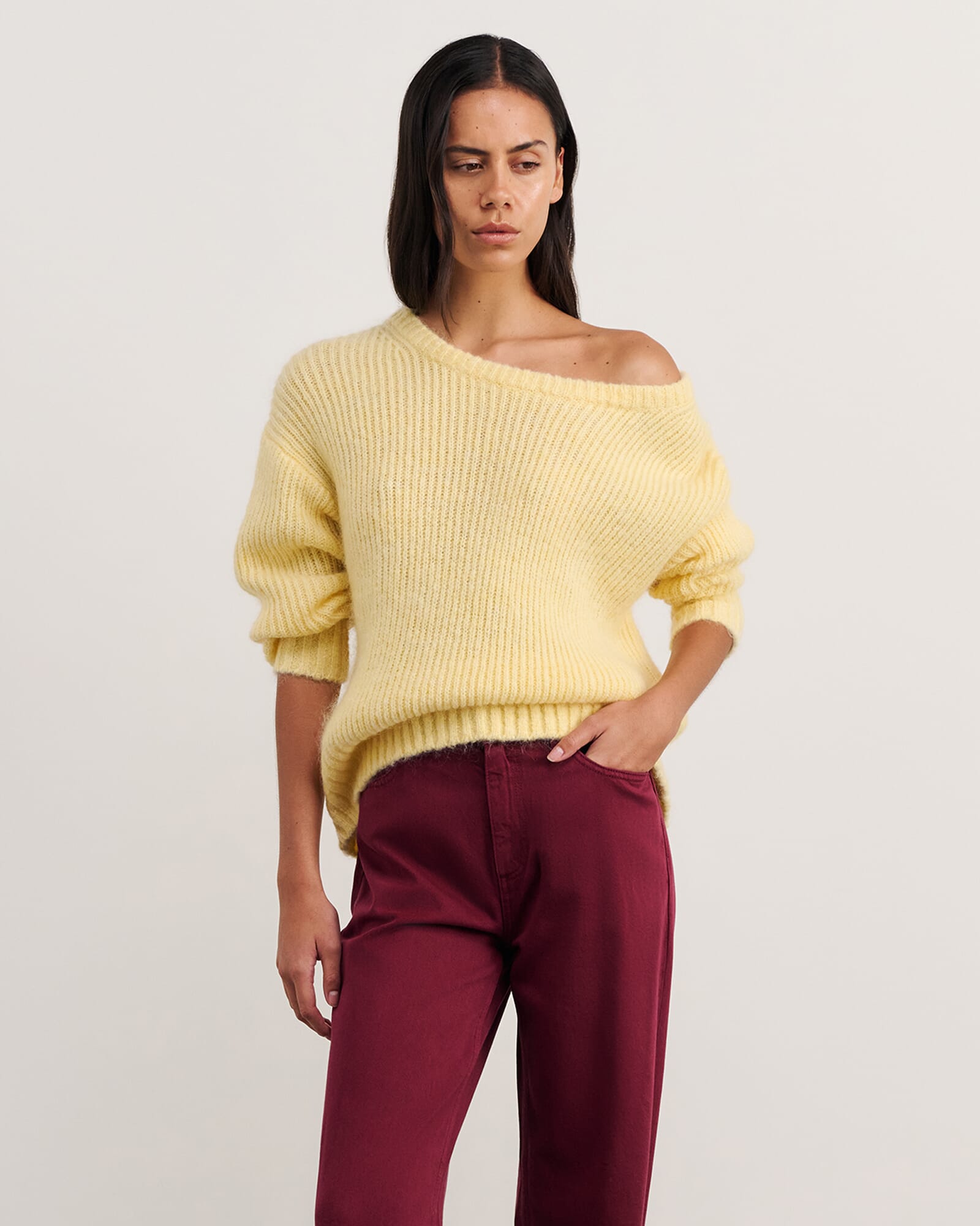 JAG lily scoop knit sunshine