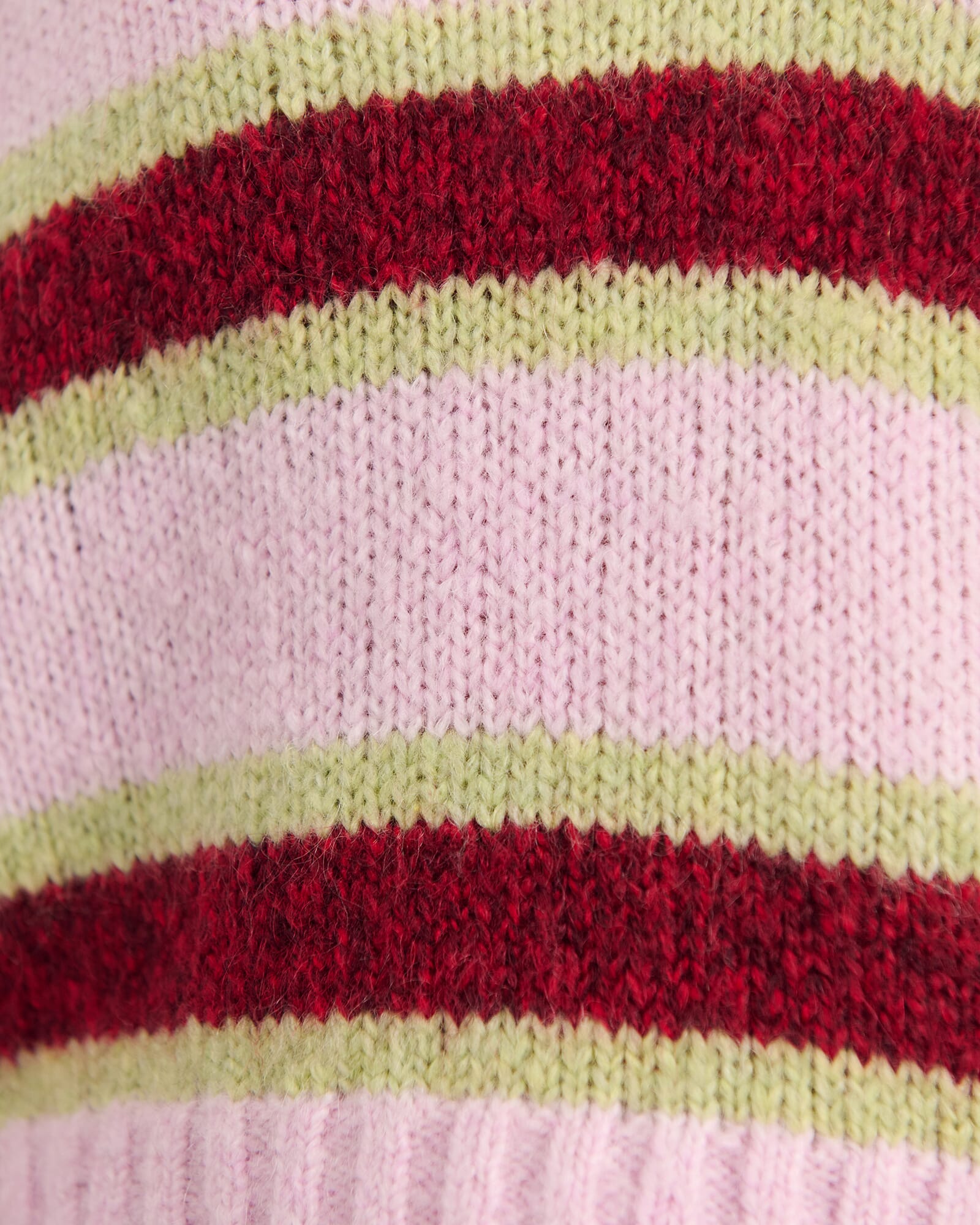 JAG lily collared knit pinkgreen