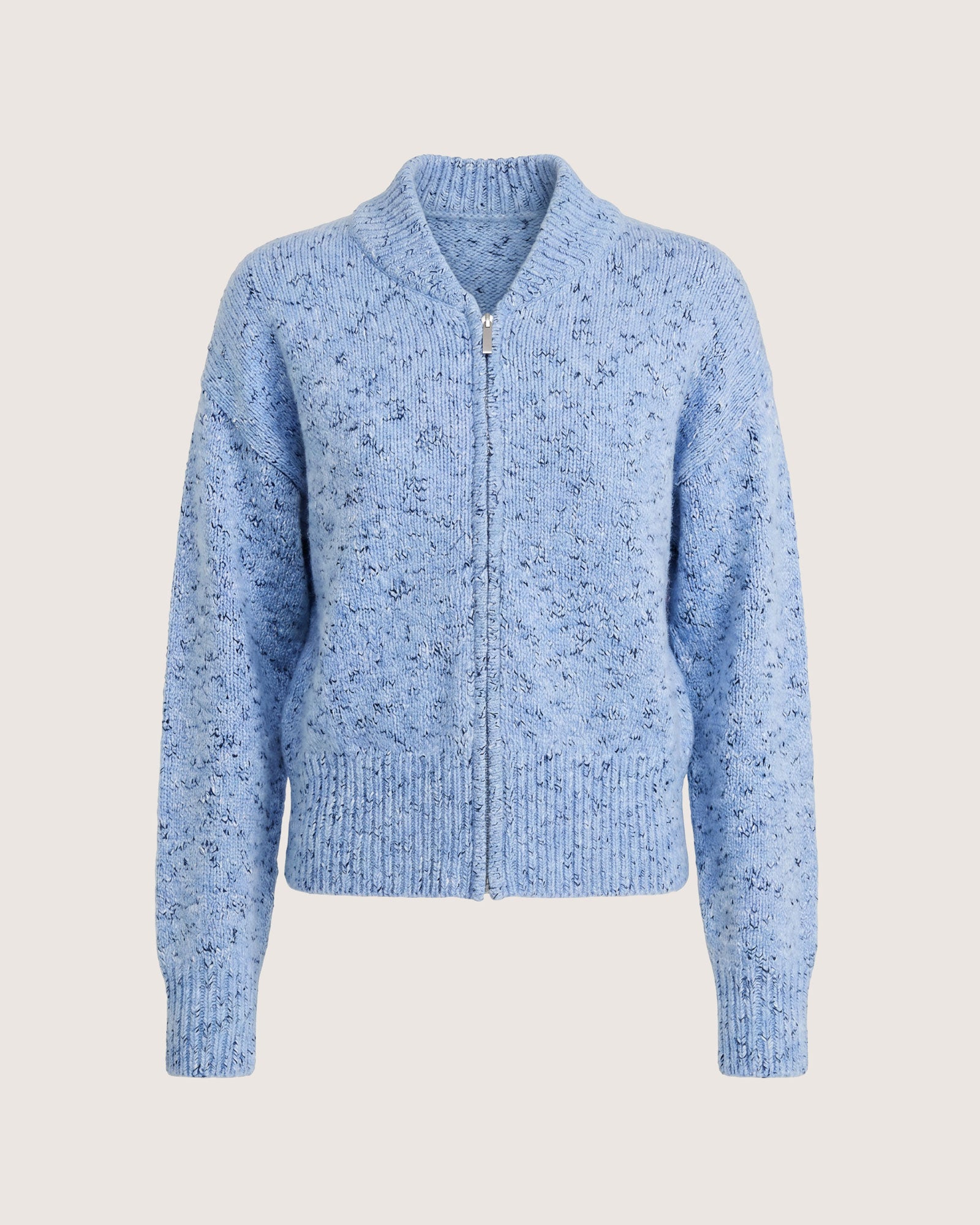 JAG lou zip knit jacket bluemulti