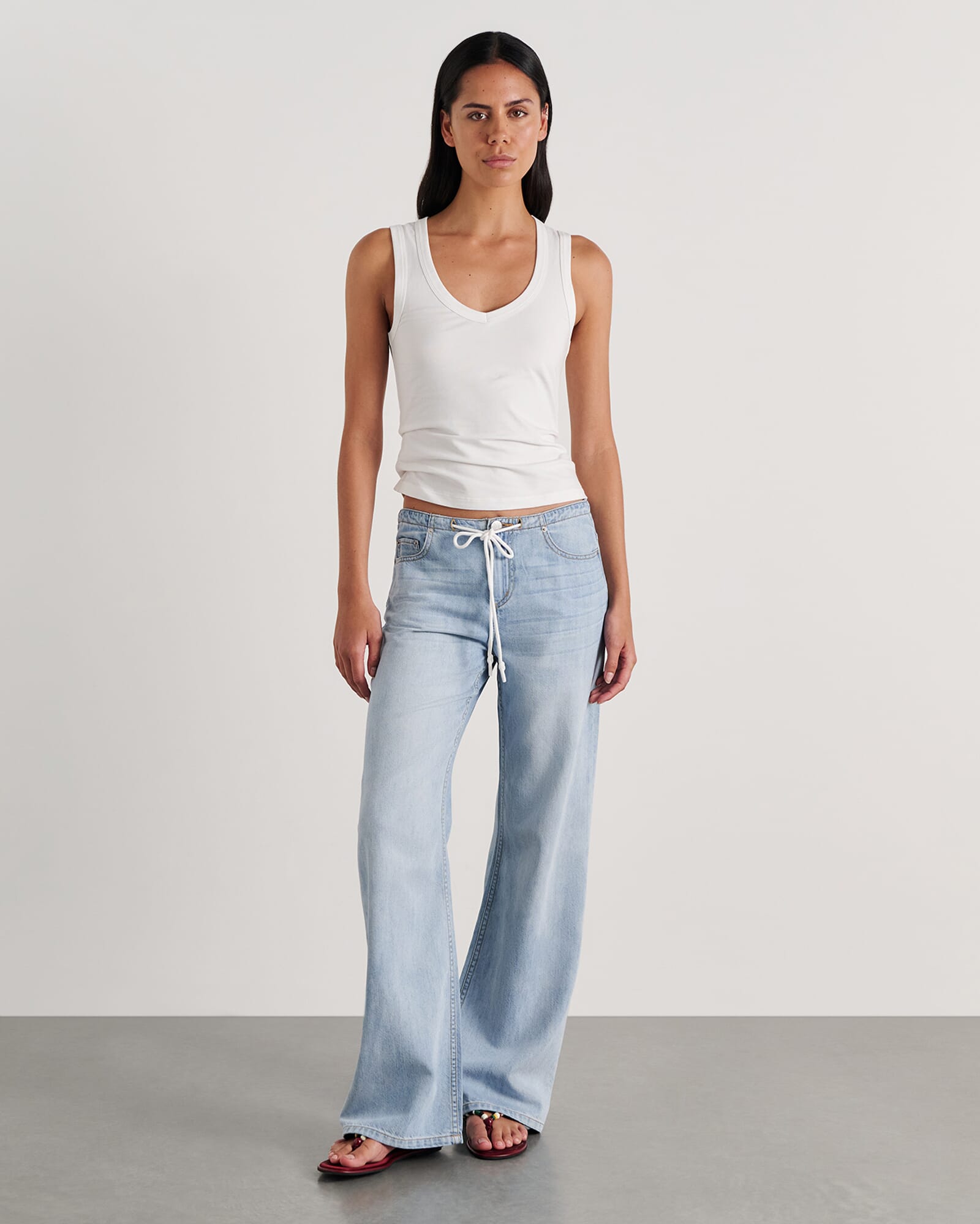 Loe Tie Waist Jean